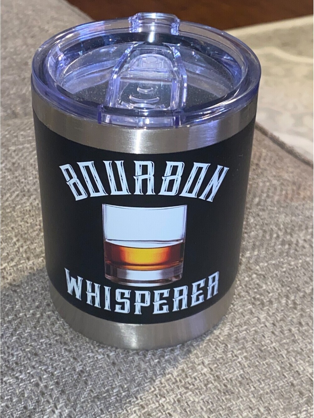 'BOURBON WHISPERER' Tumbler - 16 Oz - NEW / UNUSED - whiskey - Jenvio